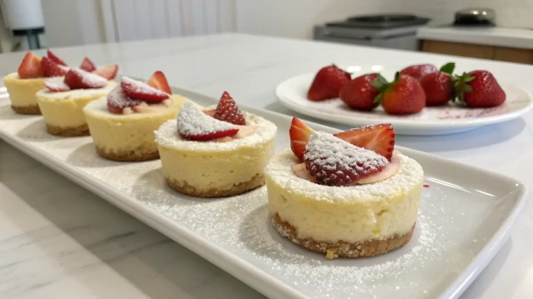 Strawberry Cheesecakes