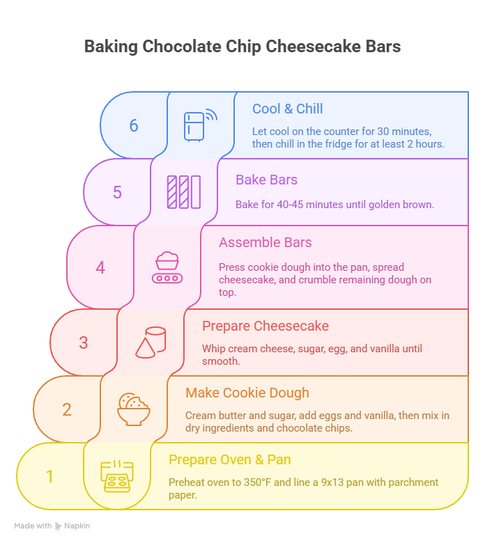 Chocolate Chip Cheesecake Bars