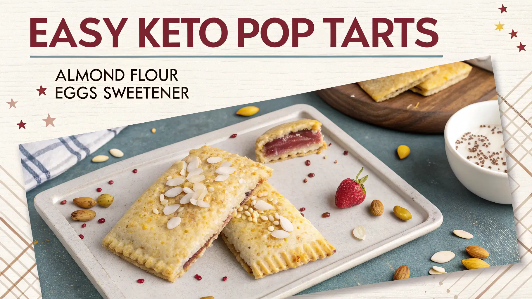 Easy keto pop tarts recipe