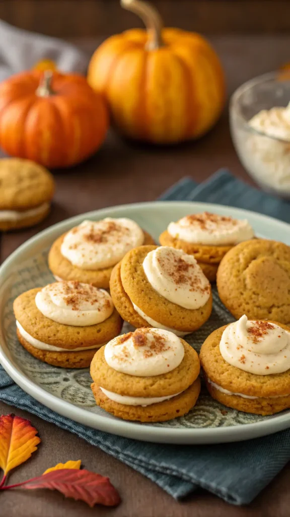 Pumpkin Cheesecake Cookies