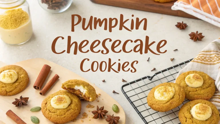 Pumpkin Cheesecake Cookies