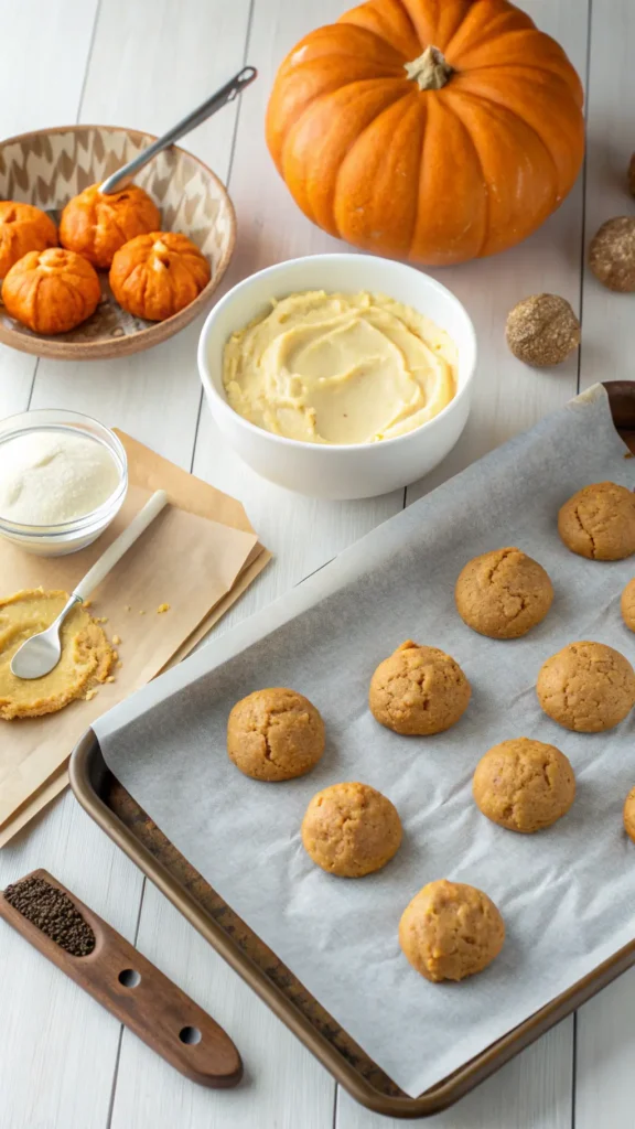 Pumpkin Cheesecake Cookies