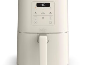 bella 4Qt Slim Air Fryer, Fits-anywhere™ Kitchenware, EverGood™ Ceramic Nonstick Coating, Adjustable Temperature, 6 Preset Cooking Options, 60 Min Auto Shutoff w Audible Tone,...